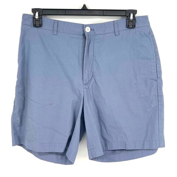 Vineyard Vines Other - Vineyard Vines Mens Blue Chino Shorts Size 34 Waist Blue 100% Cotton Preppy